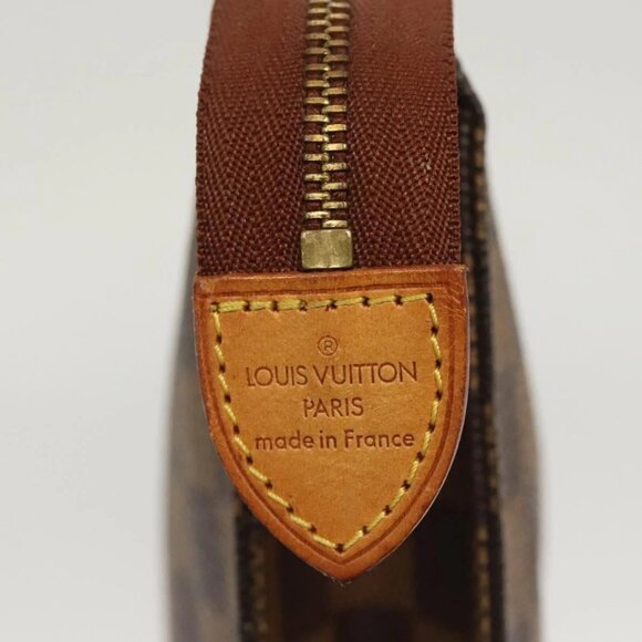 LOUIS VUITTON Damier Ebene Poche Toilette 26 Pouch N47543 LV Auth MX437 - Picture 12 of 16
